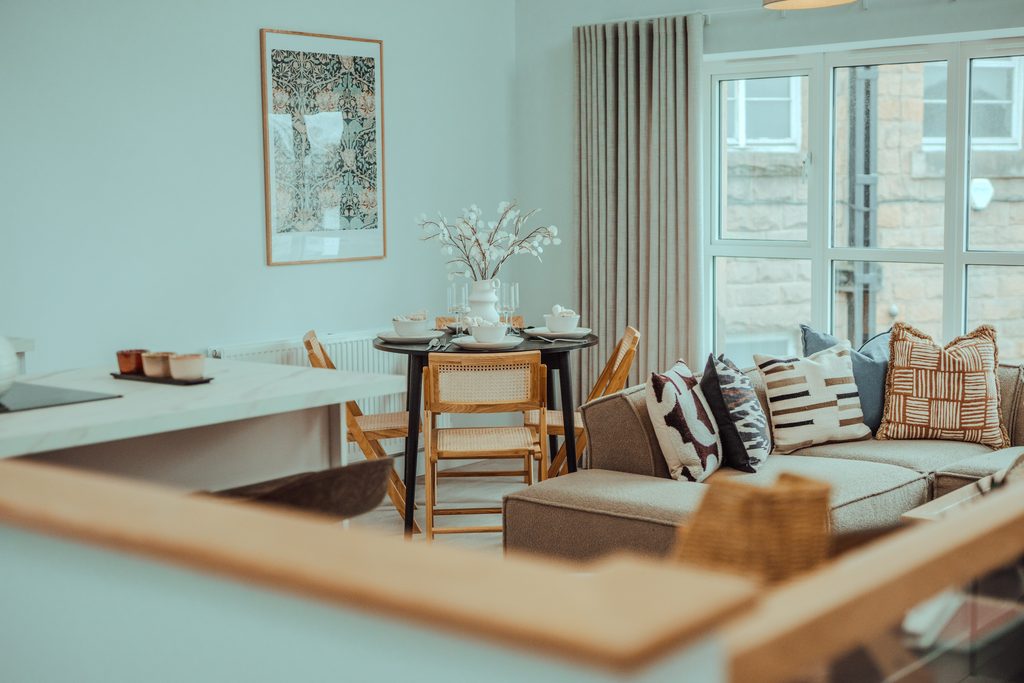 Property staged by Wildkind Interiors.
